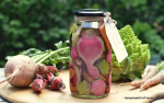 Pickled Crudités: A vegetable safari in a jar.
