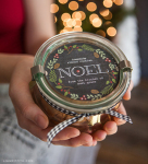 Holiday gift labels by Lia Griffith.