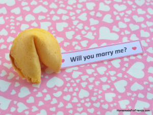 Aww!!! Of course the answer would be YES to a fortune cookie marriage proposal!